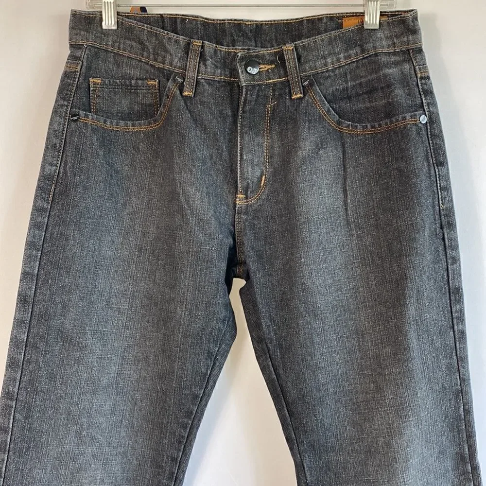 ❤️Last Chance OJ Overhauled Jeans Florida Straight Cut black jeans size 32